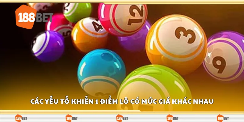 Các yếu tố khiến 1 điểm lô có mức giá khác nhau