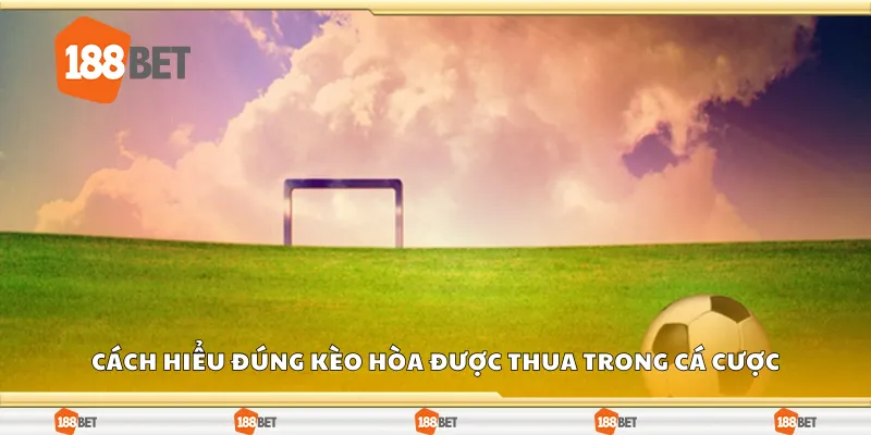 Cách hiểu đúng kèo hòa được thua trong cá cược