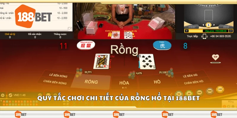Quy tắc chơi chi tiết của Rồng Hổ tại 188Bet