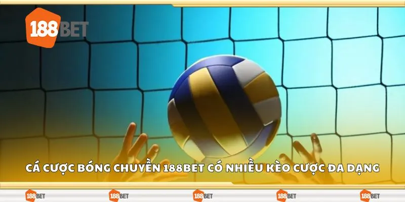 Cá cược bóng chuyền 188Bet có nhiều kèo cược đa dạng