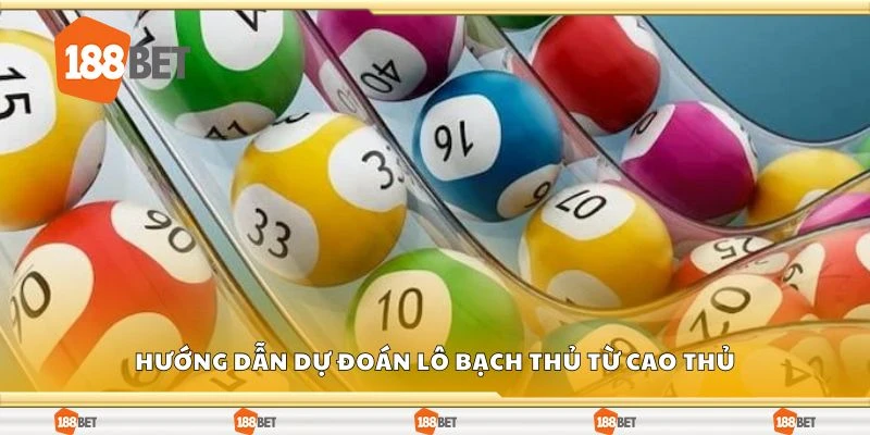 Hướng dẫn dự đoán lô bạch thủ từ cao thủ